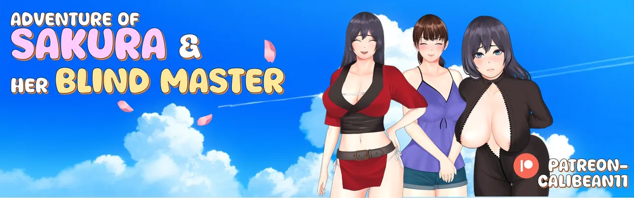 Adventure of Sakura and Her Blind Master Banner