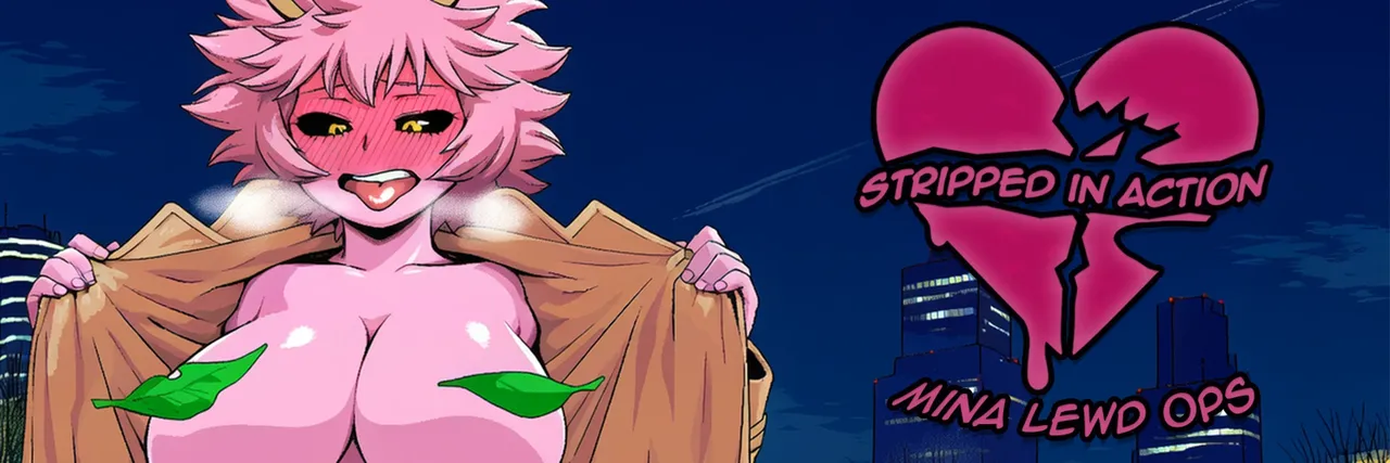 Stripped in Action: Mina Lewd Ops Banner